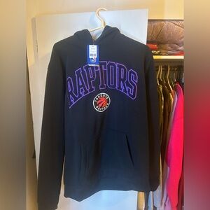 NBA Black Hoodie with Purple Raptors Design